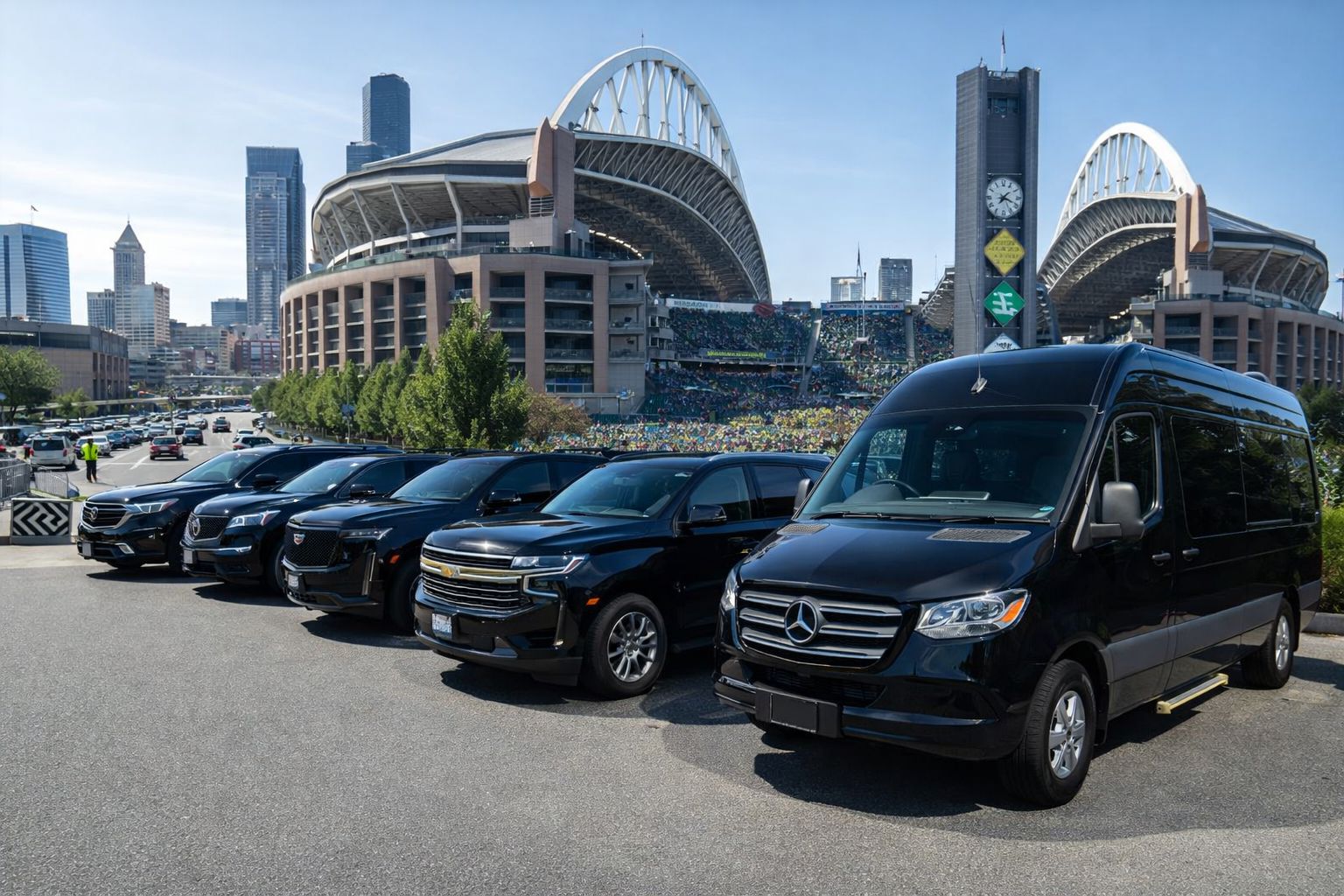 Executive transportation for World Cup weeks in Seattle