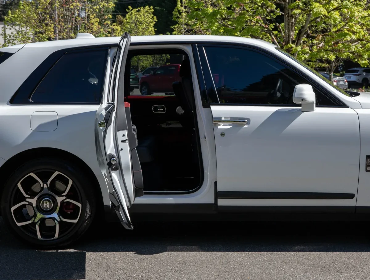 rolls-royce-cullinan-black-badge-coach-door-open-seattle